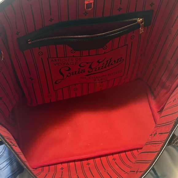 LV authentic Checkered Tote Bag and Wallet Set - Picture 2 of 8